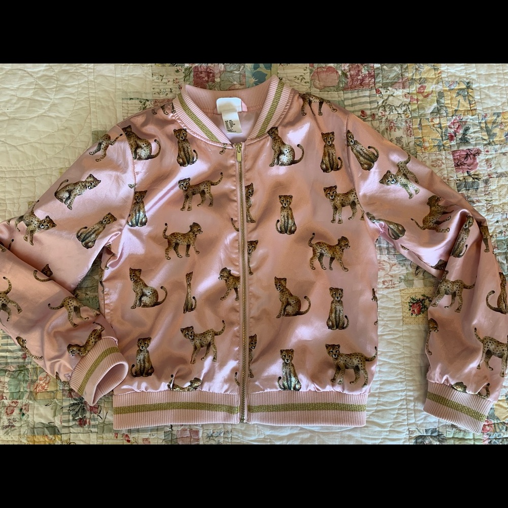 H&M xKarolina Kijak Girls Bomber Jacket 8-9yrs